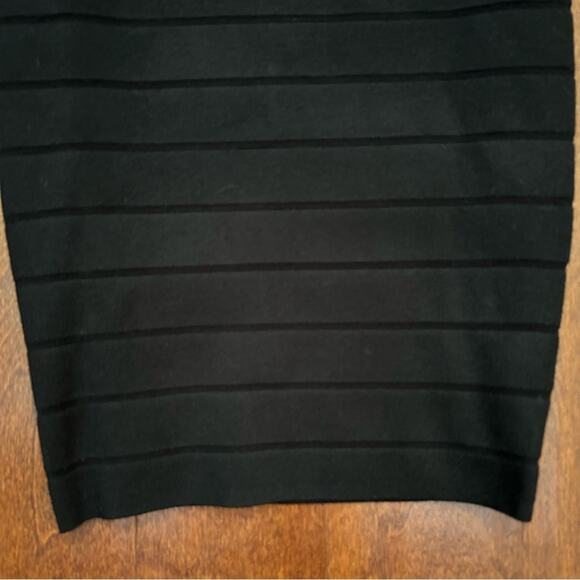 Express Black Women's Bandage Skirt With Braided Details, Bodycon, Size XS, NWT - Picture 8 of 12